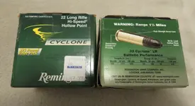 22lr Remington Cyclone 36gr HP $20 a box